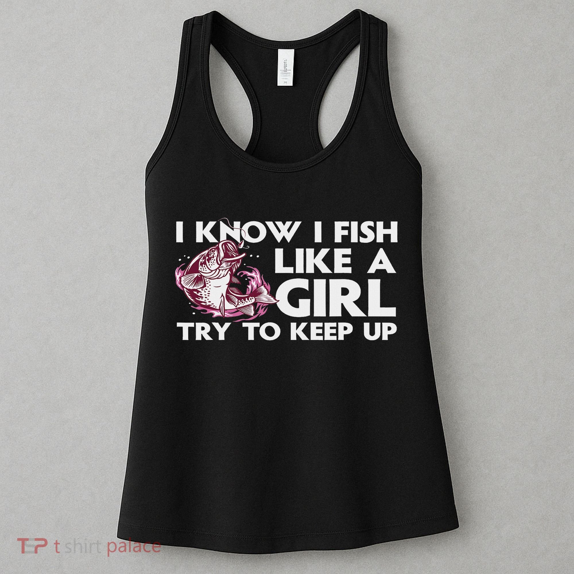 Cool Fishing For Women Trout Angler Bass Fish Hunting Women's Tank Top