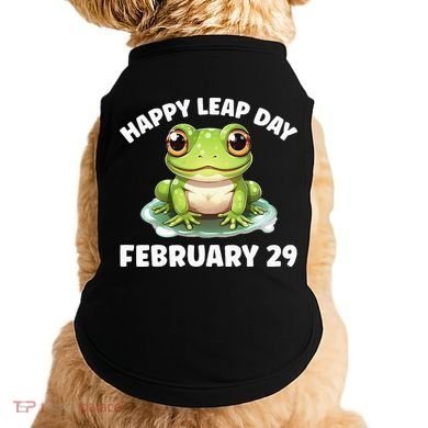 Cute Frog February 29th Leap Day 2024 Doggie Tank