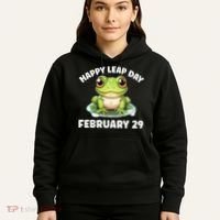 Cute Frog February 29th Leap Day 2024 Hoodie thumb 5