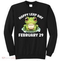 Cute Frog February 29th Leap Day 2024 Sweatshirt thumb 0