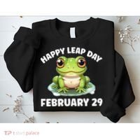 Cute Frog February 29th Leap Day 2024 Sweatshirt thumb 2