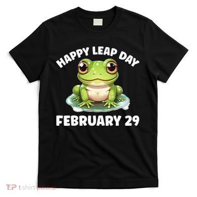 Cute Frog February 29th Leap Day 2024 T-Shirt