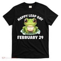 Cute Frog February 29th Leap Day 2024 T-Shirt thumb 0