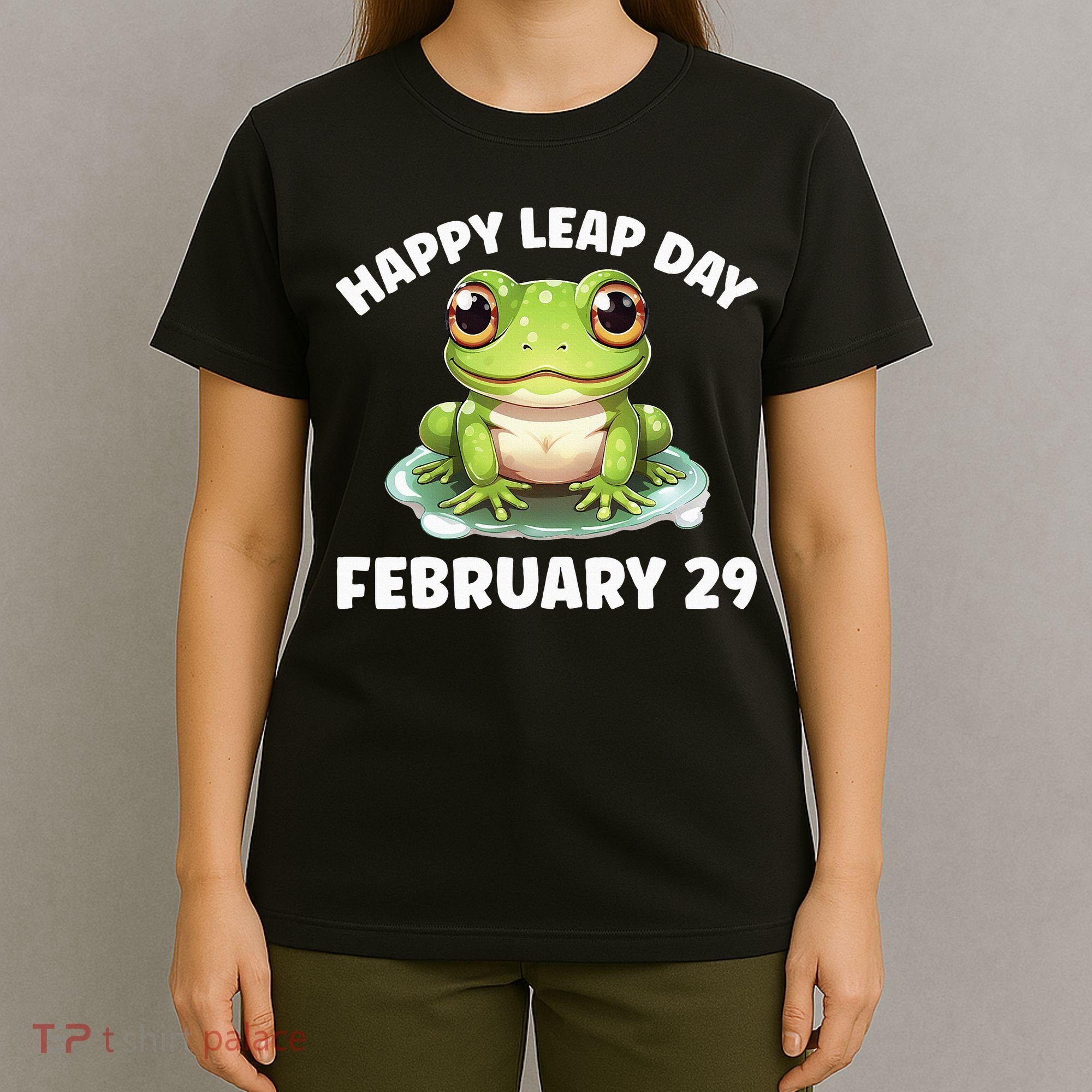 Cute Frog February 29th Leap Day 2024 T-Shirt