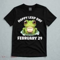 Cute Frog February 29th Leap Day 2024 T-Shirt thumb 5