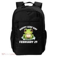 Cute Frog February 29th Leap Day 2024 Backpack thumb 0