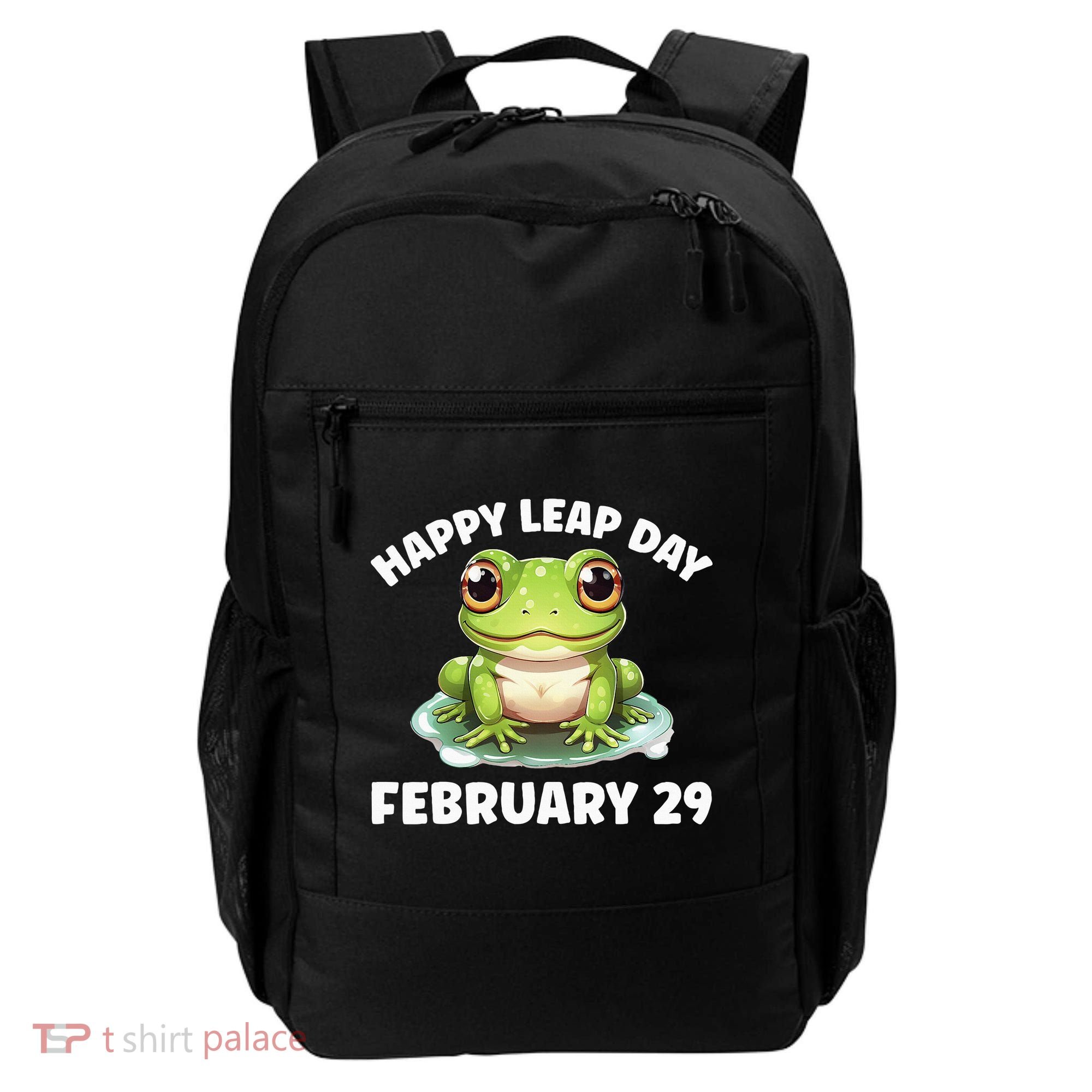 Cute Frog February 29th Leap Day 2024 Backpack