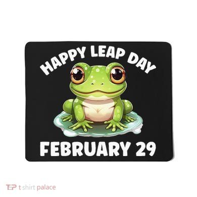 Cute Frog February 29th Leap Day 2024 Mousepad