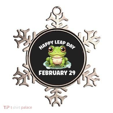 Cute Frog February 29th Leap Day 2024 Ornament