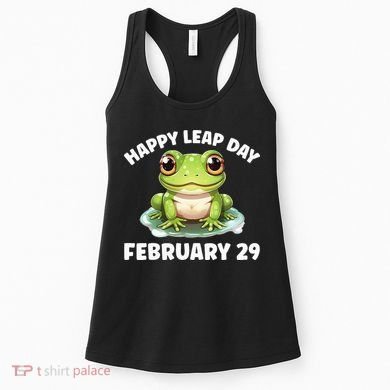 Cute Frog February 29th Leap Day 2024 Women's Tank Top