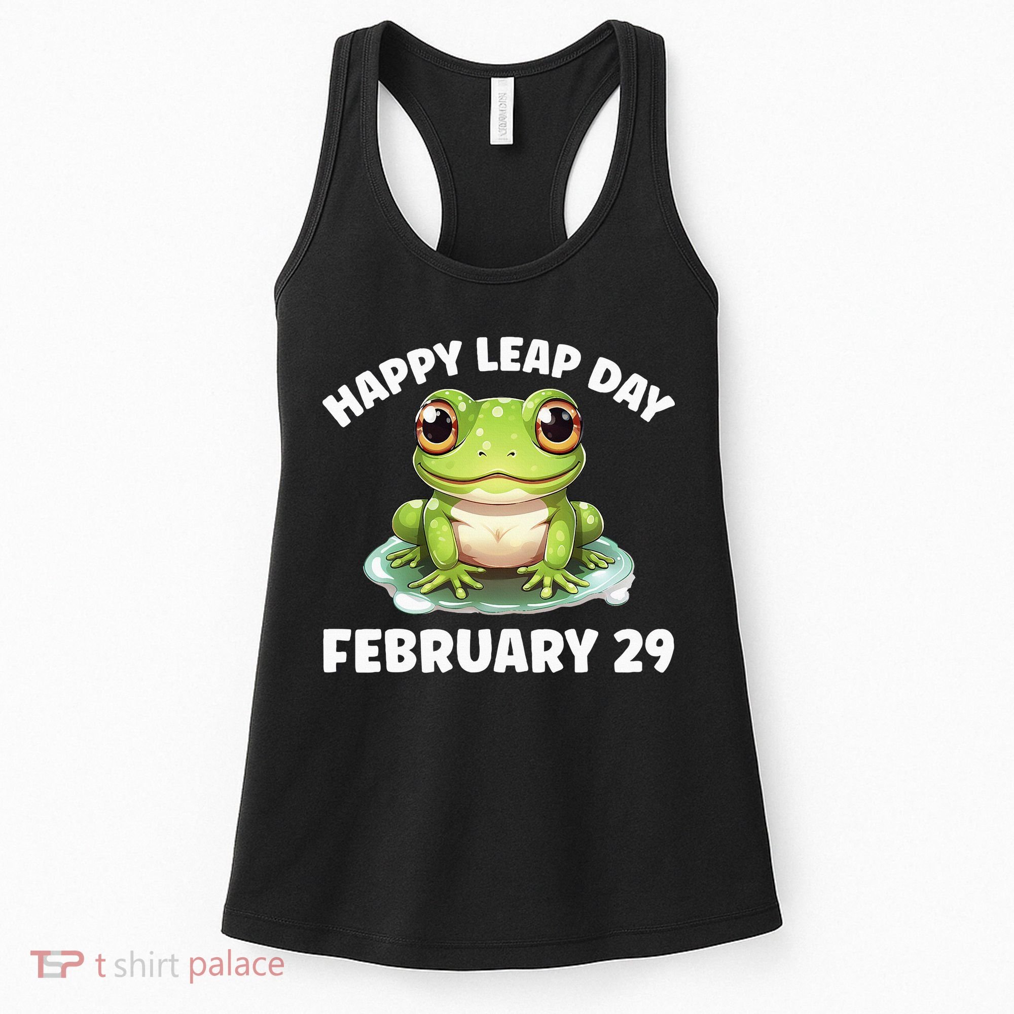 Cute Frog February 29th Leap Day 2024 Women's Tank Top