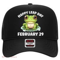 Cute Frog February 29th Leap Day 2024 Hat thumb 0