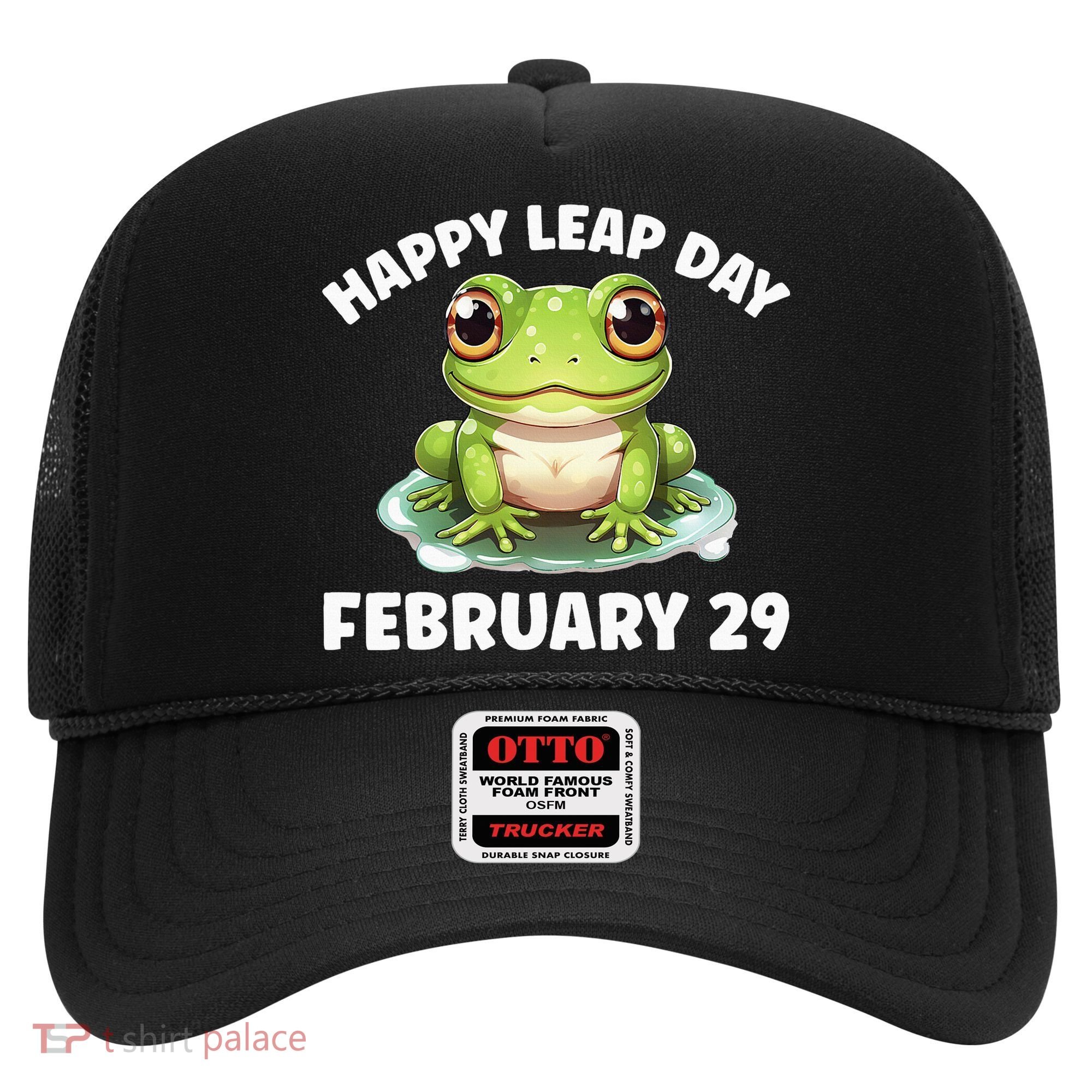 Cute Frog February 29th Leap Day 2024 Hat