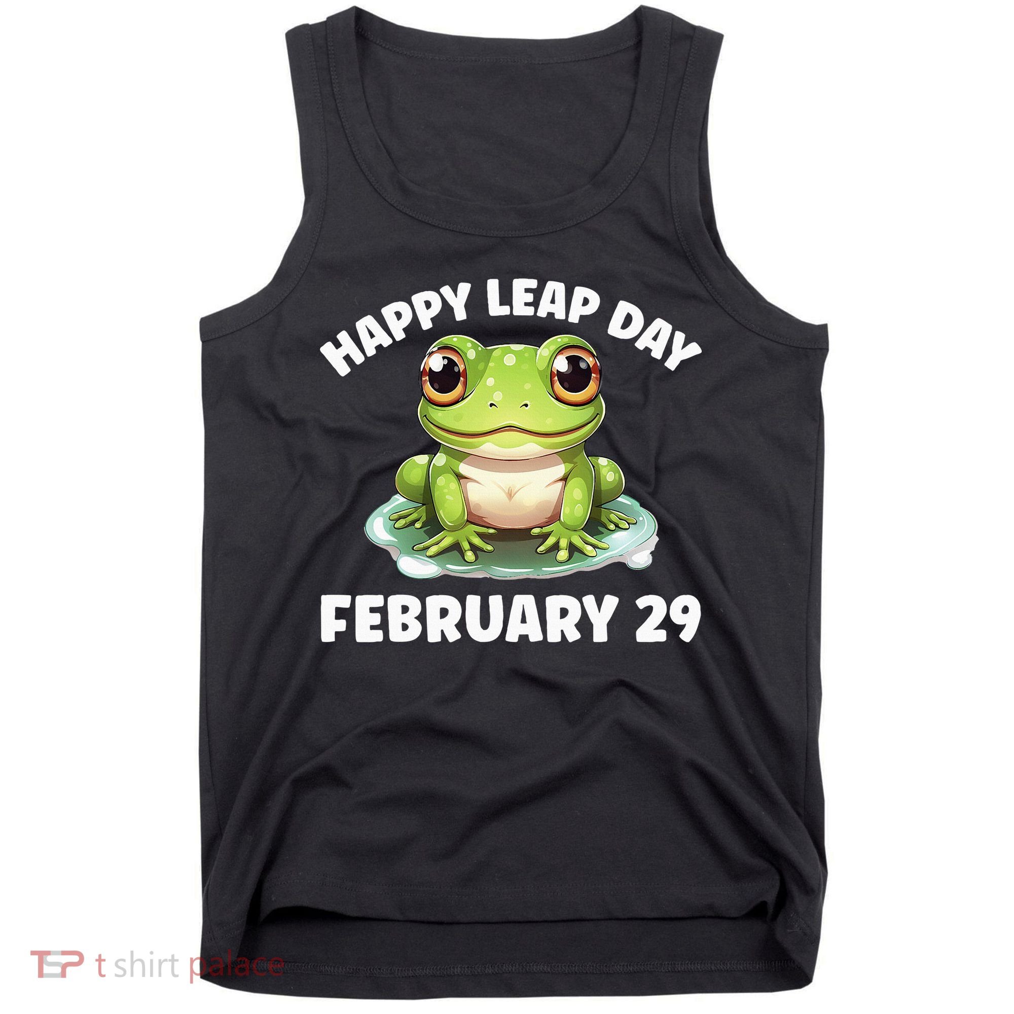 Cute Frog February 29th Leap Day 2024 Tank Top
