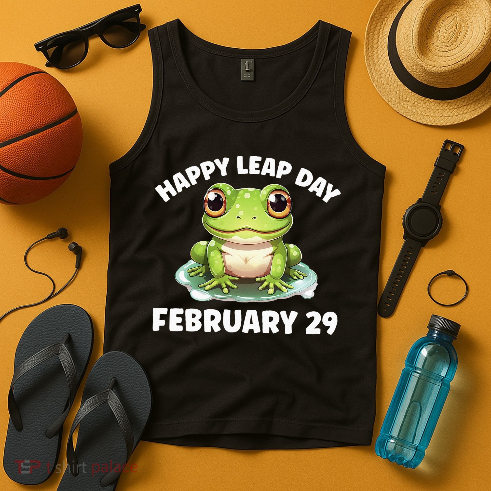 Cute Frog February 29th Leap Day 2024 Tank Top