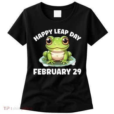 Cute Frog February 29th Leap Day 2024 Women's T-Shirt