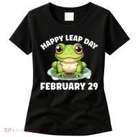Cute Frog February 29th Leap Day 2024 Women's T-Shirt thumb 0