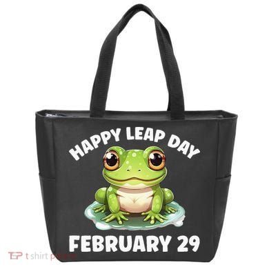 Cute Frog February 29th Leap Day 2024 Tote Bag