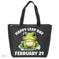 Cute Frog February 29th Leap Day 2024 Tote Bag thumb 0