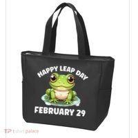 Cute Frog February 29th Leap Day 2024 Tote Bag thumb 3
