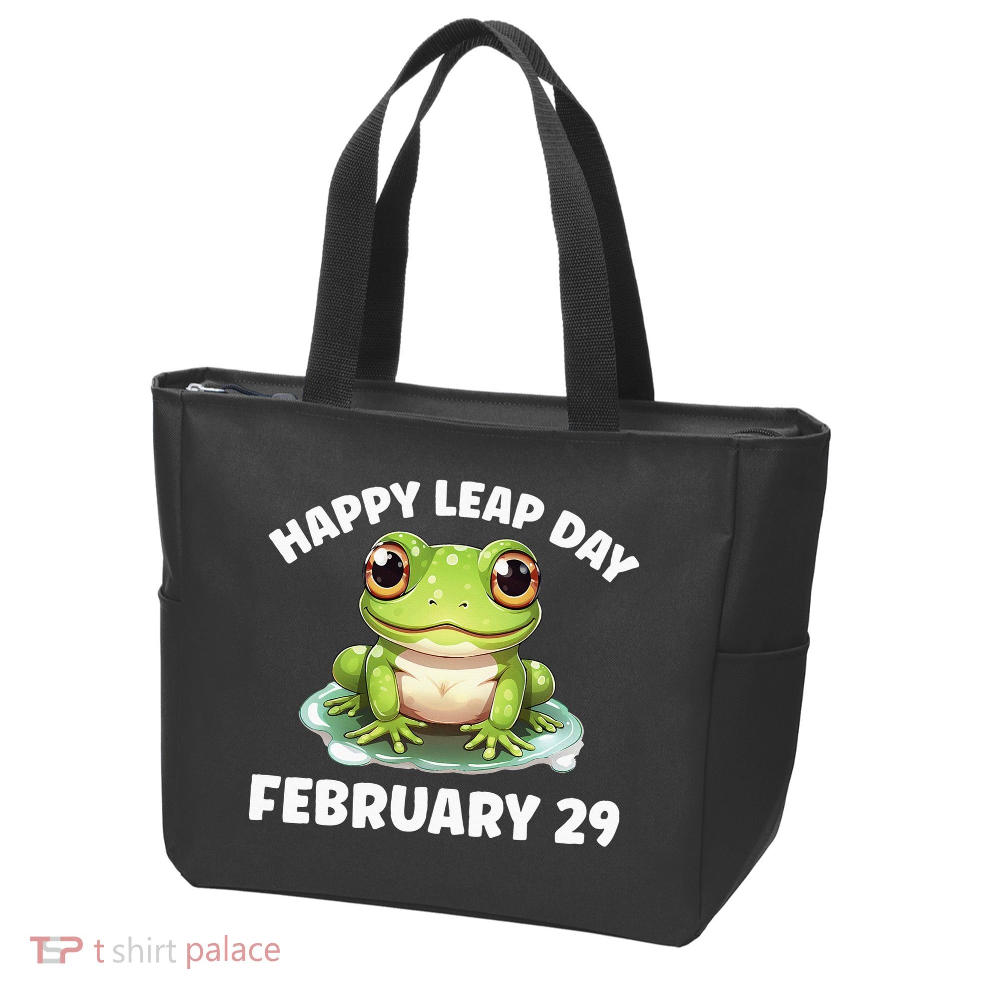 Cute Frog February 29th Leap Day 2024 Tote Bag
