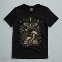 Cute Fairycore Floral Moth Aesthetic T-Shirt thumb 5