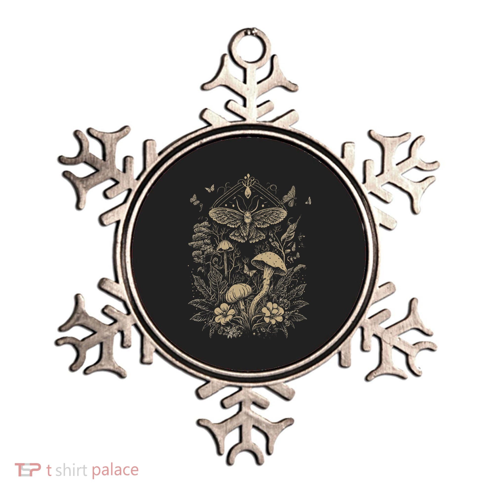 Cute Fairycore Floral Moth Aesthetic Ornament
