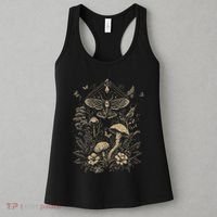 Cute Fairycore Floral Moth Aesthetic Women's Tank Top thumb 3
