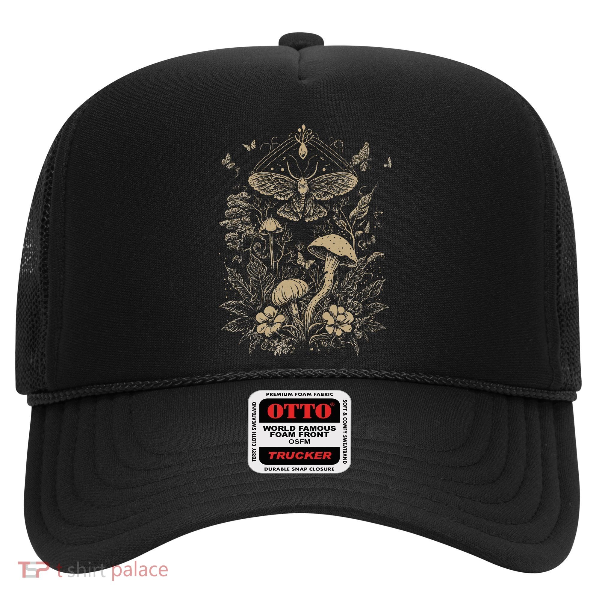 Cute Fairycore Floral Moth Aesthetic Hat