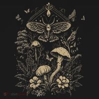 Cute Fairycore Floral Moth Aesthetic Toddler Hoodie thumb 2