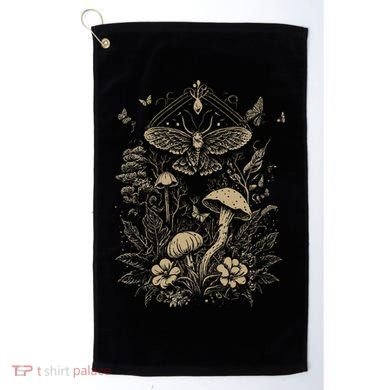 Cute Fairycore Floral Moth Aesthetic Golf Towel