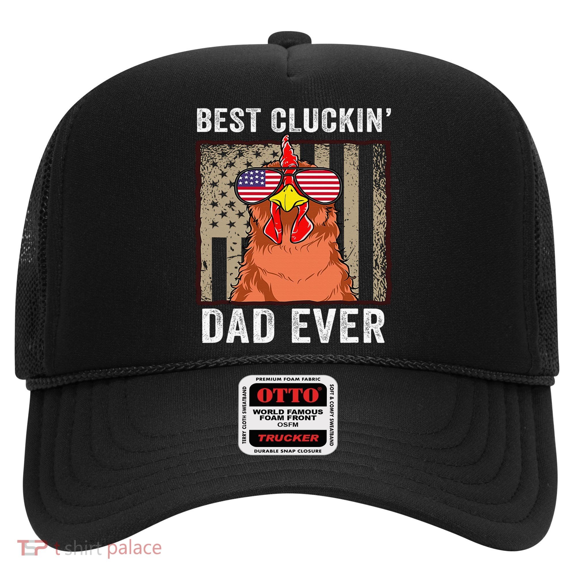 Chicken Funny Farm Best Cluckin' Dad Ever Chicken Hat