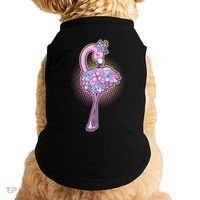 Cute Floral Flamingo Doggie Tank thumb 0