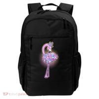 Cute Floral Flamingo Backpack thumb 0