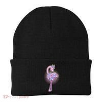 Cute Floral Flamingo Beanie thumb 0