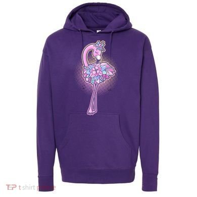 Cute Floral Flamingo Hoodie
