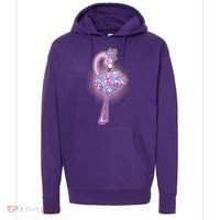 Cute Floral Flamingo Hoodie thumb 0