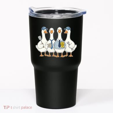 Cute Funny Father's Day Goose Group Tumbler