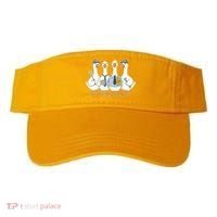 Cute Funny Father's Day Goose Group Visor thumb 0
