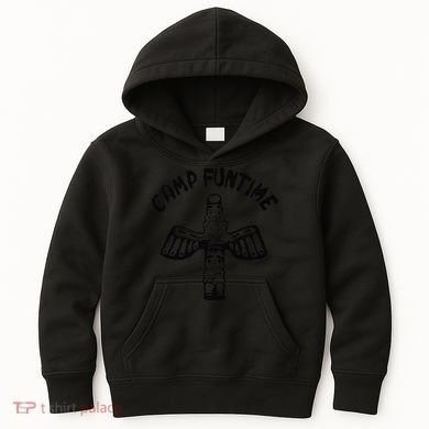 Camp Funtime, Gift, Punk, Rock, Retro, Summer Kids Hoodie