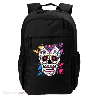 Candy Floral Graphic Skull Design Backpack