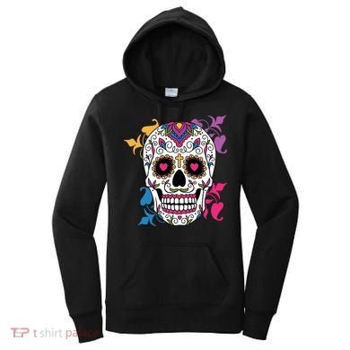 Candy Floral Graphic Skull Design Women's Hoodie