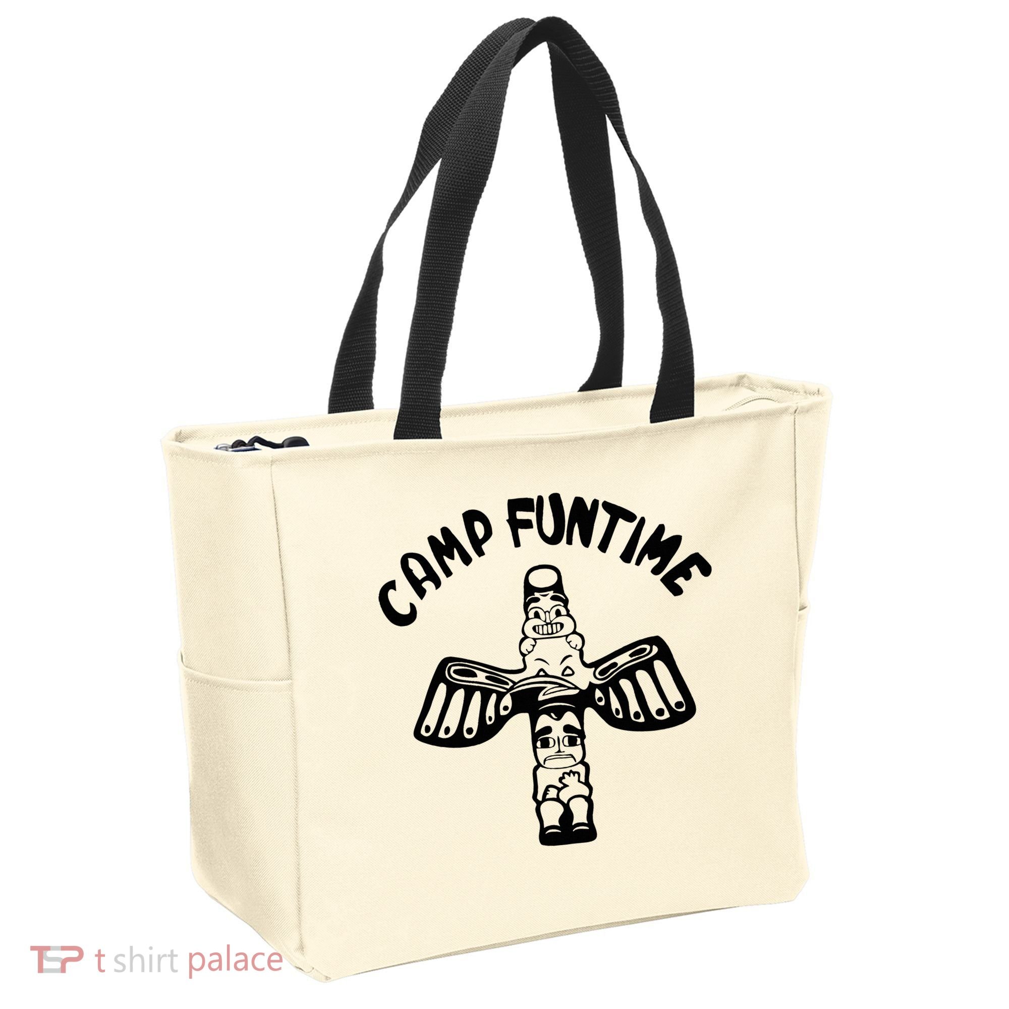 Camp Funtime Gift Punk Rock Retro Summer Tote Bag