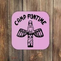Camp Funtime Gift Punk Rock Retro Summer Coaster thumb 0