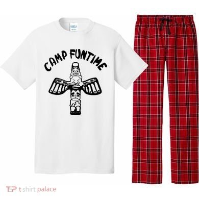 Camp Funtime Gift Punk Rock Retro Summer Pajama Set