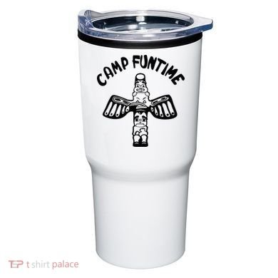 Camp Funtime Gift Punk Rock Retro Summer Tumbler
