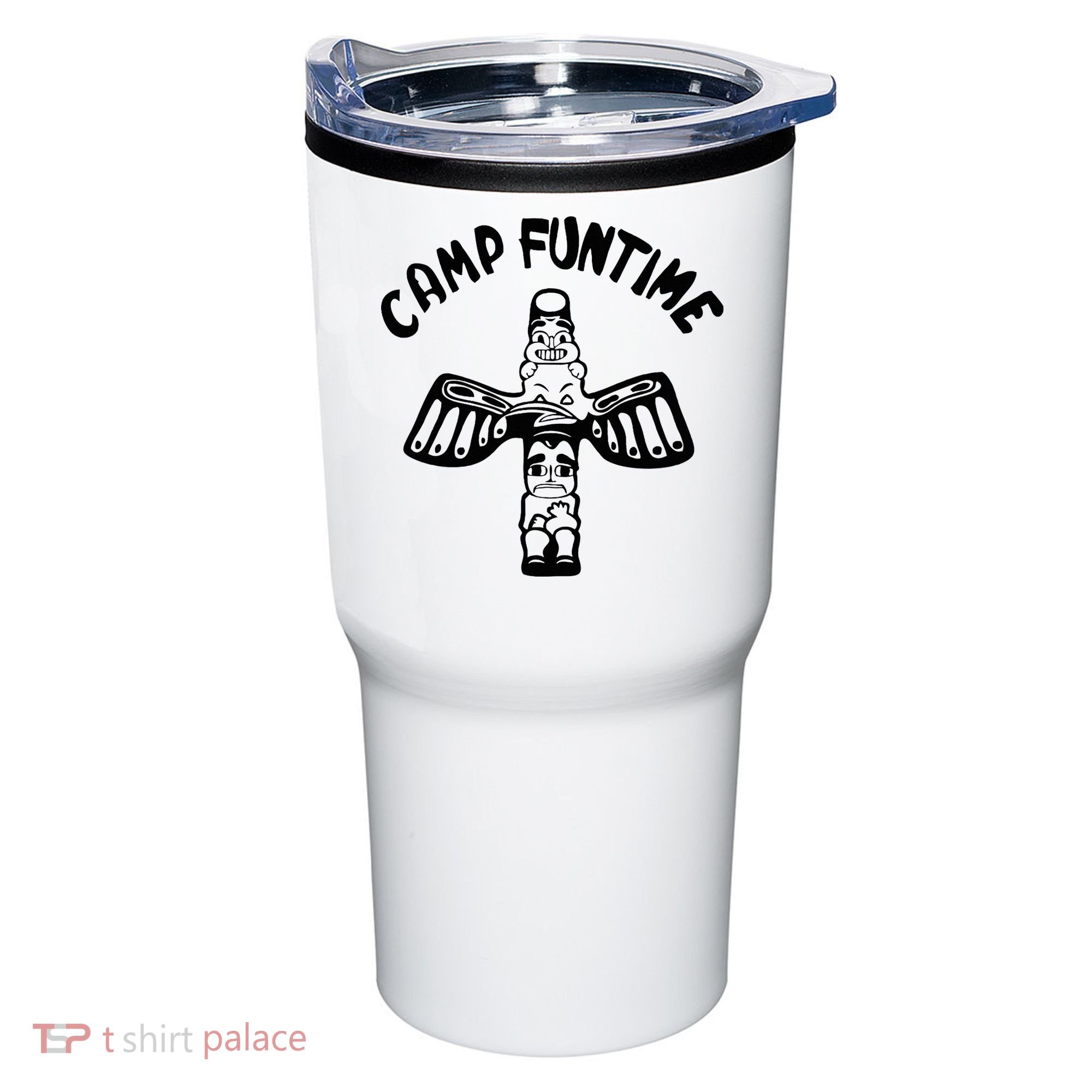 Camp Funtime Gift Punk Rock Retro Summer Tumbler