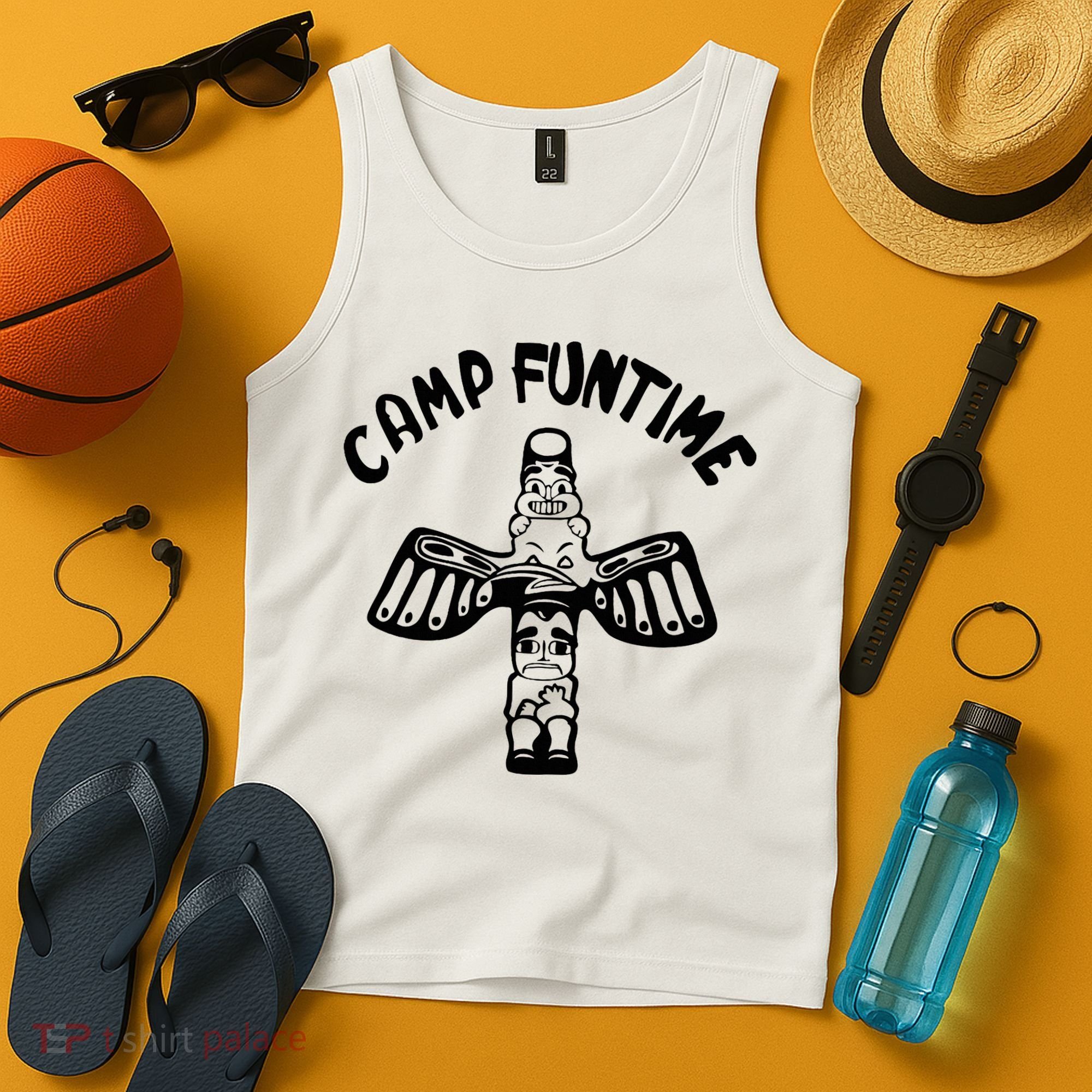 Camp Funtime Gift Punk Rock Retro Summer Tank Top