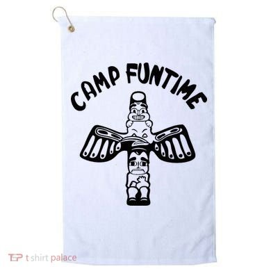 Camp Funtime Gift Punk Rock Retro Summer Golf Towel