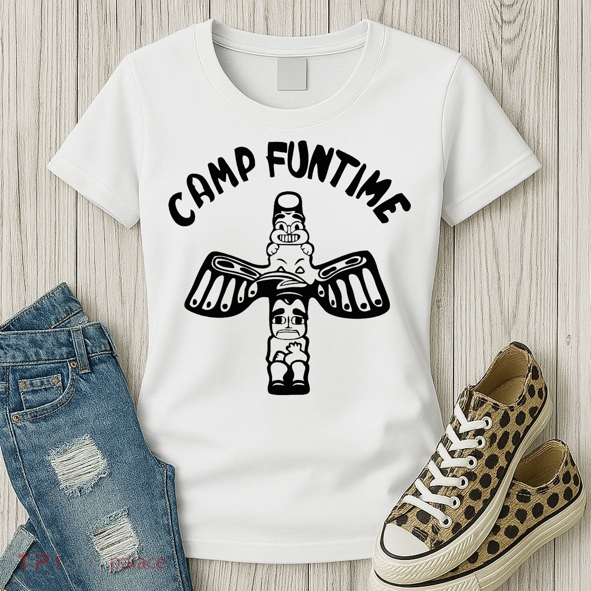 Camp Funtime Gift Punk Rock Retro Summer Women's T-Shirt